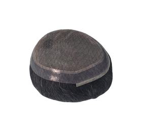 Perruque pour homme de qualité supérieure, cheveux raides crépus Remy, toupet 100 % densité, les meilleurs cheveux pour hommes - Product Image 1