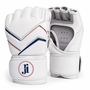 ถุงมือต่อสู้ MMA หนังสังเคราะห์คุณภาพสูง ถุงมือฝึกซ้อมแบบเปิดนิ้ว บุโฟมความหนาแน่นสูง รองรับข้อมืออย่างสบาย - Product Image 5