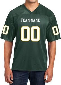 Wholesale Football Jerseys Polyester <b>Mesh</b> <b>Screen</b> Printing Custom Logo OEM Factory Breathable Durable Athletic Apparel - Product Image 5