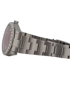 Nuevo Reloj de Lujo con Correa de Cuero Brillante y Diamantes de Laboratorio DVVS Moissanite, Relojes de Lujo Hechos a Mano para Hombre, Disponibles en Stock - Product Image 2