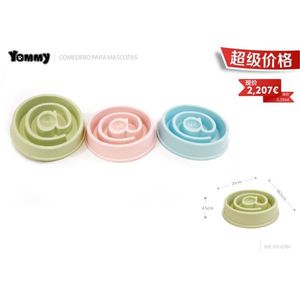 Bol d'alimentation lente Yommy 21 cm, gamelle anti-étouffement pour chat et chien - Product Image 1