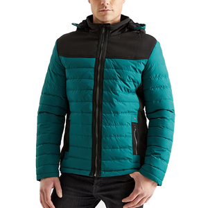 Custom logo Custom Men's Thicken <b>Bubble</b> <b>Coat</b> Streetwear Printing Webbing Puffer Jacket Winter Men Hooded Down Jacket 2025 Winter - Product Image 2