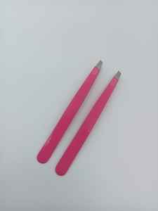 Pince à épiler en acier inoxydable de qualité supérieure pour cils, avec pointe lisse de précision, logo de marque personnalisable, pour éventails de cils volume intense, pour salons - Product Image 6