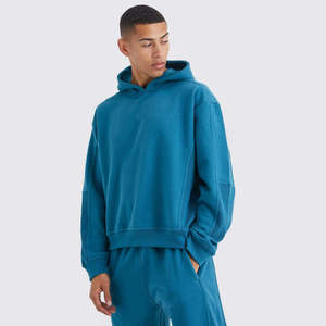 Chándal Holgado Personalizado para Hombre al por Mayor, Chándal Personalizado con Lavado Ácido para Hombre con Ropa Deportiva, MOQ Bajo, Marcas Estadounidenses - Product Image 2