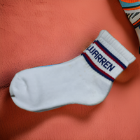 Chaussettes de sport unisexes personnalisables en jacquard avec logo, très respirantes, absorbant la transpiration, en coton éponge fin, best-seller