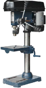 Taladro de columna industrial Hong Ky de 10 pulgadas, 375 W, 12 velocidades, bajo nivel de ruido, alta precisión, motor con polea de hierro fundido, 220 V, diámetro máximo de perforación de 13 mm - Product Image 1
