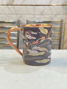 16 Oz Copper Moscow Mule <b>Mug</b> with Printed Design Finishing Manufacturer and Supplier From India - Product Image 5