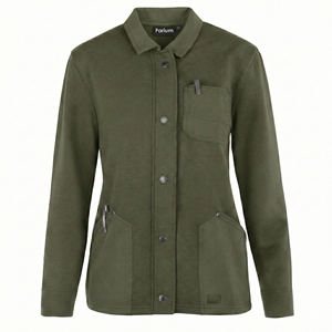 Blouse médicale unisexe à manches longues avec col chemise et poches, vente en gros directe usine, personnalisable, idéale pour infirmières et tenue de sport. - Product Image 4