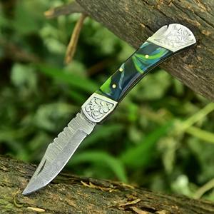 Couteaux pliants de chasse à lame en acier à tranchant fin pour la préparation des aliments et les tâches de préparation des repas en camping. - Product Image 5