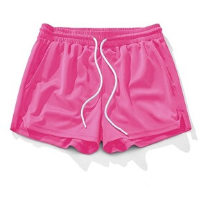 Pantalones Cortos Deportivos para Hombre 2026, Color Verde Sólido, Secado Rápido, Transpirables, Ecológicos, Cintura Elástica, Tejido de Poliéster, Largura Corta, Casuales - Product Image 3