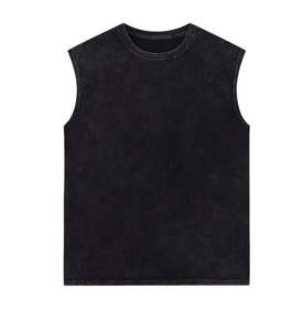 Débardeur de sport pour homme 100% Coton, style streetwear, été, design musculation, sans manches - Product Image 1