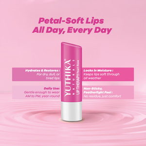Yuthika Moisturizing <b>Lip</b> Balm – Pearl Rose 4.8g | Repairs Dry, Damaged <b>Lips</b> with Natural Oils | Hydrated & Smooth <b>Lips</b> | Glossy - Product Image 3