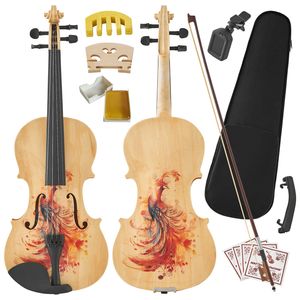 Violino Professionale Premium 4/4 Full Size, Design Leggero e Durevole, Accessori Completi, Lavorazione Artigianale Squisita, per Studenti - Product Image 1