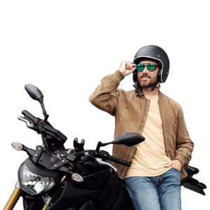 Chaqueta de Motocicleta Personalizada Color Camel, Informal, para Adultos, Resistente al Viento, de Poliéster y Algodón, Camisa Deportiva para Exteriores - Product Image 2