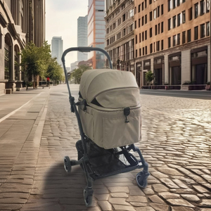 Cómodo y ligero, cochecito plegable de aluminio para mascotas, remolque para perros para viajes en coche, transportadores de mascotas - Product Image 4