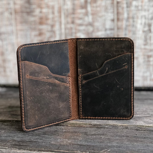 Tarjetero Bifold Clásico Personalizado de Alta Calidad para Hombre, de Cuero Genuino, Ligero, Plegable, con Bloqueo RFID, Multifuncional y Duradero - Product Image 3