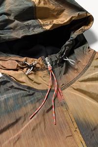 Chaqueta de nailon a prueba de viento con capucha y estampado de flores de poliéster 100%, jersey con cremallera, ropa deportiva personalizada, chaqueta cortavientos con forro estampado - Product Image 4