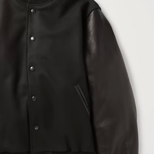 New High Quality Custom Print Embroidered Varsity Jackets Outdoor Custom Letterman Jacket of Men Oversized Varisty Jackets - Product Image 6