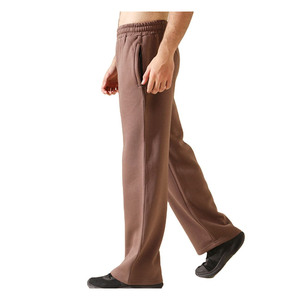 Heavy Weight Men Baggy Trouser French Terry <b>Jogger</b> Pants Cotton Thick Warm Loose <b>Cuffed</b> Plain Blank Sports <b>Jogger</b> Pants - Product Image 2