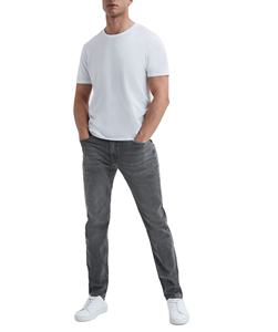 Pantalones Vaqueros de Mezclilla para Hombre, Estilo Streetwear, Lavado a la Nieve, Corte Ajustado, Cómodos, Elásticos y Transpirables - Product Image 3