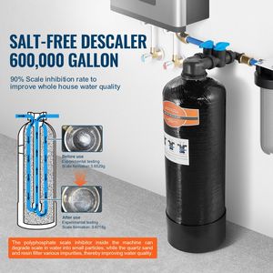 Filtro Acqua Resina Senza Sale per Tutta la Casa 600.000 Galloni, Compatibile con Acqua di Rete e Impianti Idraulici - Product Image 2