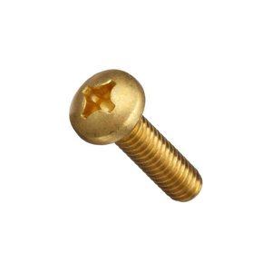 Industrial Brass CH <b>Screw</b> Cheese Head Machine <b>Screws</b> with Fine Threads for Electrical Components and Precision Assembly - Product Image 1