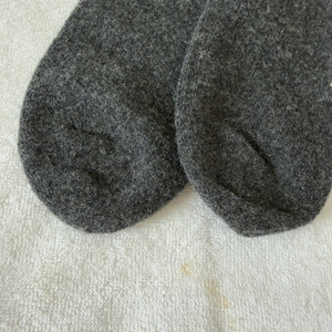 HONGOU Crew <b>Socks</b> Dark Grey Thick Wool Knitted Thermo Winter Casual Wear for Adults - Product Image 3
