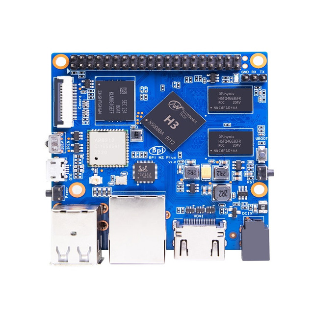 Banana Pi BPI-M2 Plus Development Board Open Source Hardware Platform Mini Size 65mm*65mm Support 1080P High Definition Video
