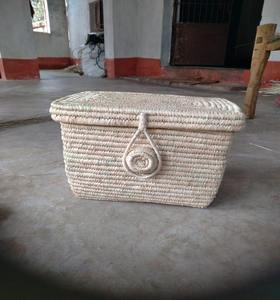 Boîte de rangement en herbe de sabai naturelle écologique à prix de gros – Coffrets cadeaux décoratifs en osier pour l'organisation de la maison - Product Image 3