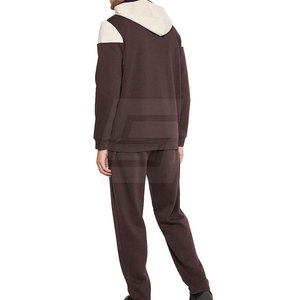 Survêtements d'hiver décontractés pour hommes au design moderne, 100 % coton, écologiques, respirants, légers et confortables avec doublure polaire latérale - Product Image 2