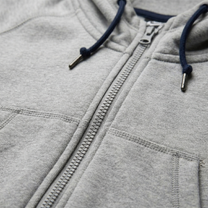 Men's Gray Full Zip Hooded <b>Fleece</b> Sweatshirt Regular Fit Casual Autumn Wear Full Zipper <b>Lined</b> Outdoor Men's <b>Fleece</b> <b>Jacket</b> - Product Image 4