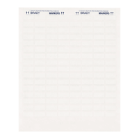 Étiquettes en vinyle auto-laminantes Brady JetTab pour l'identification durable des câbles d'équipement et des échantillons