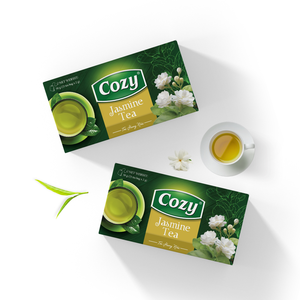 Sachets de thé au jasmin aux herbes OEM ODM en gros, ingrédients mélangés, saveurs variées, emballage individuel, boîtes personnalisées avec logo - Product Image 1