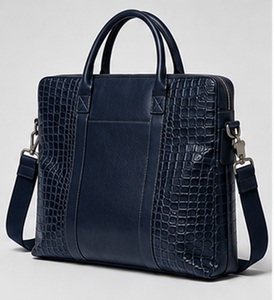 Sacoche de travail vintage en cuir véritable de qualité supérieure pour homme, motif alligator, pour ordinateur portable, idéale pour les affaires et les activités extérieures - Product Image 5