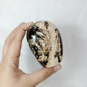 Venta al por mayor de alta calidad Natural Indonesia Sumatra ámbar forma libre de pie piedras preciosas artesanía curación cristal tamaño 5-7 cm - Product Image 3