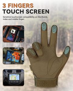 Gants de moto résistants à l'usure, respirants, tactiques, multi-usages, pour la conduite en extérieur, durables, en nylon et microfibre, anti-transpiration - Product Image 4
