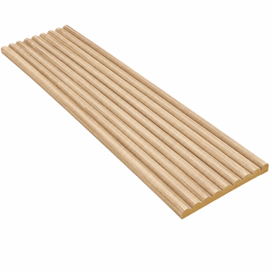 High Quality 3D Interior Wall Panels Made of Solid Wood Ready to Install Decorative Wooden Panels for Modern Walls Wall Panels - Product Image 1