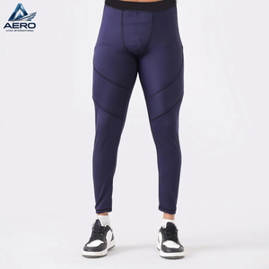 Leggings Deportivos de Compresión con Cintura Elástica, Tejido de Alta Elasticidad, Secado Rápido, Absorbe la Humedad, para Gimnasio y Running - Product Image 1