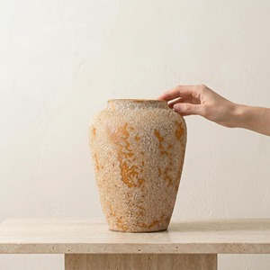 Rustic <b>Ceramic</b> <b>Vase</b> Set Matte Finish Handmade Tabletop Decor 8-16 Inches Vintage Style - Product Image 2