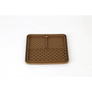 Tapis de léchage en silicone certifié usine, couleur et logo personnalisés, mangeoires anti-glouton pour animaux de compagnie, gamelles et distributeurs d'aliments pour animaux - Product Image 2