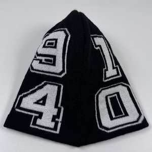 Latest Design High Quality Breathable Waterproof <b>Fleece</b> Fabric Cotton 3D Embroidery Custom Logo Customizable Unisex <b>Beanie</b> - Product Image 3