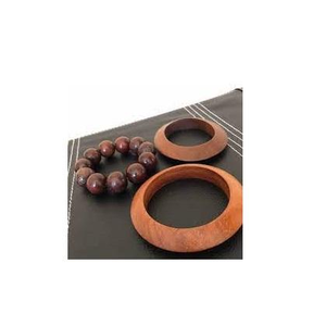Bracelet en bois, combinaison de bracelets et de manchettes au design personnalisé, couleur naturelle, fait main, à prix abordable - Product Image 1