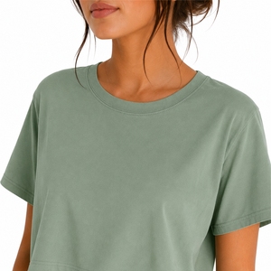 Top Corto para Mujer, Algodón Premium, Suave y Cómodo, Estilo Moderno, Ropa Casual de Verano, Colección de Tendencias, Look Urbano, Relajado - Product Image 5