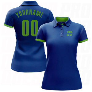 เสื้อโปโลฤดูร้อนใหม่สำหรับผู้ชาย เสื้อโปโลผ้าฝ้ายถักสีเขียวนีออนสำหรับเล่นกอล์ฟ ระบายอากาศได้ดี ซับเหงื่อ เหมาะสำหรับกีฬากอล์ฟ - Product Image 2