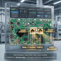 Placa de Interfaz de Red IoT OEM/ODM Portworld P6802 RK3568 con Decodificación 4K, MIPI, EDP, WiFi de Doble Banda, 5G, Hub para Hogar Inteligente, Pantalla Táctil