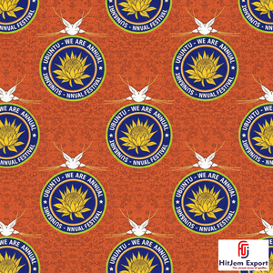 Tissu en coton nigérian imprimé wax africain personnalisé pour la couture de mode africaine, les tenues de cérémonie et la décoration intérieure - Product Image 5