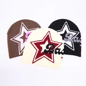 Sialkot Made Beanie Hat Knit <b>Winter</b> <b>Cap</b> With Logo Embroidery Street Style Unisex Adult 56-58CM Casual Wear Beanie Wear - Product Image 3