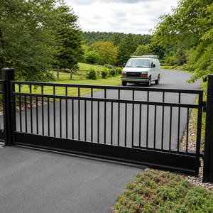 Puerta Metálica Corredera Automática de Alta Resistencia, Puerta de Seguridad para Entrada de Vehículos, Diseño de Valla Industrial para Exteriores - Product Image 2