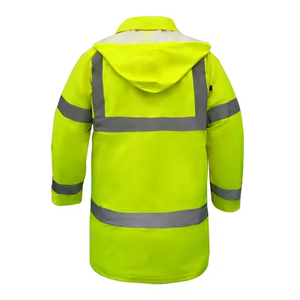 Custom High Visibility Workwear <b>Jacket</b> for <b>Men</b> <b>Reflective</b> Safety Hi-Vis <b>Jacket</b> with Logo Customization - Product Image 2