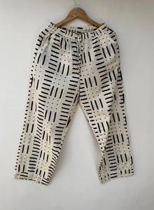 Ensemble pyjama coordonné Naaz Textile pour femme, motif rayures tigrées, imprimé, décontracté, pour l'été, vêtement de détente et de sommeil, doux, respirant, tissé, manches longues, longueur genou - Product Image 4